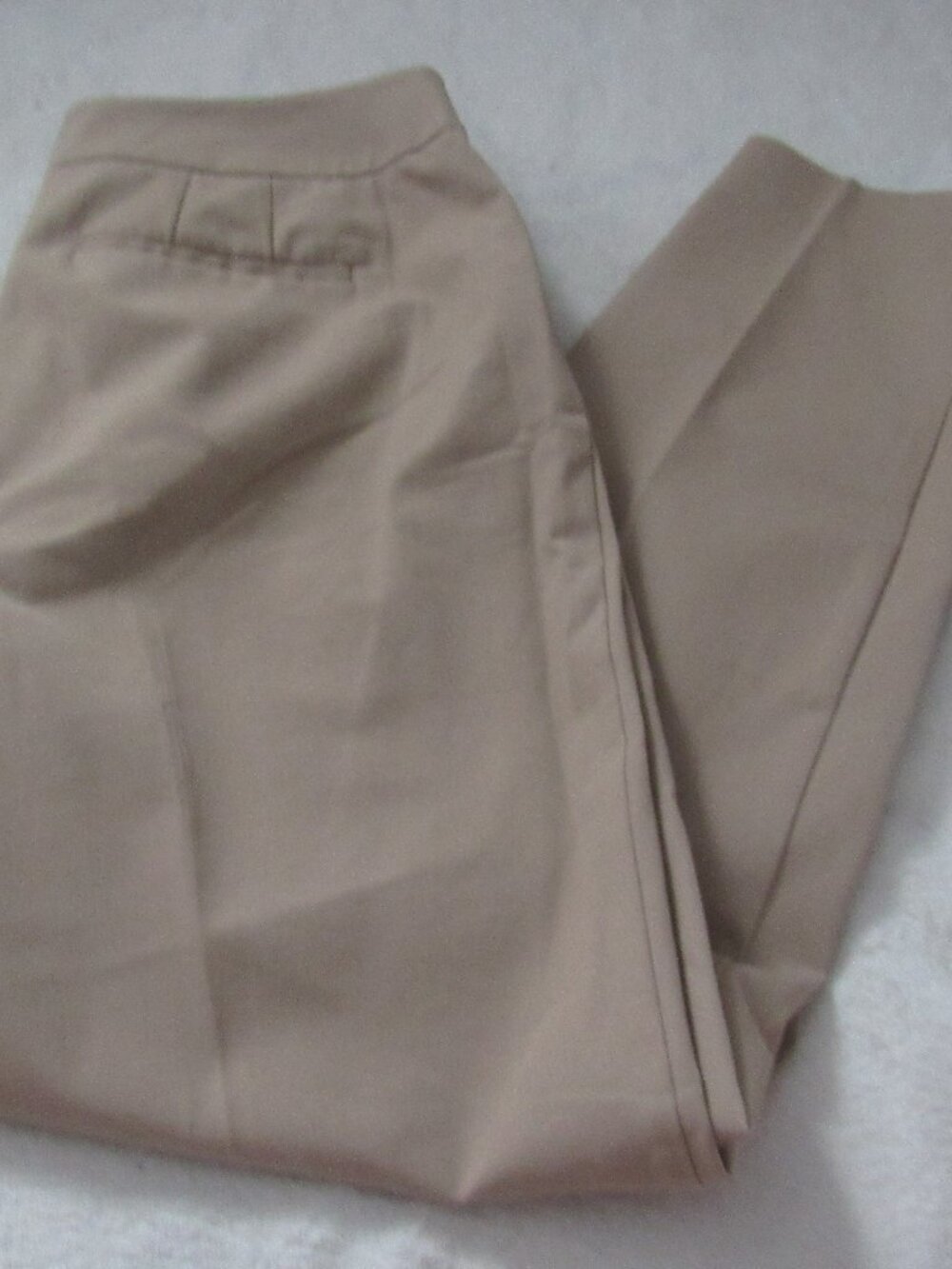 Talbot's Chatham Ankle Pants Beige Size 6 NWT